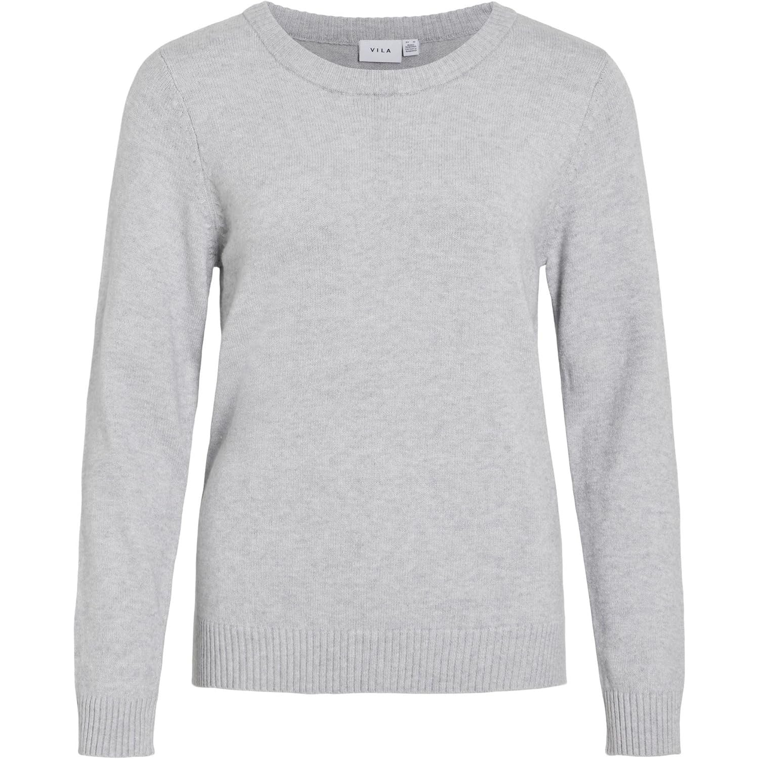 Cozy Vila Women's Long Sleeve Knit Pullover Soft Wool Blend